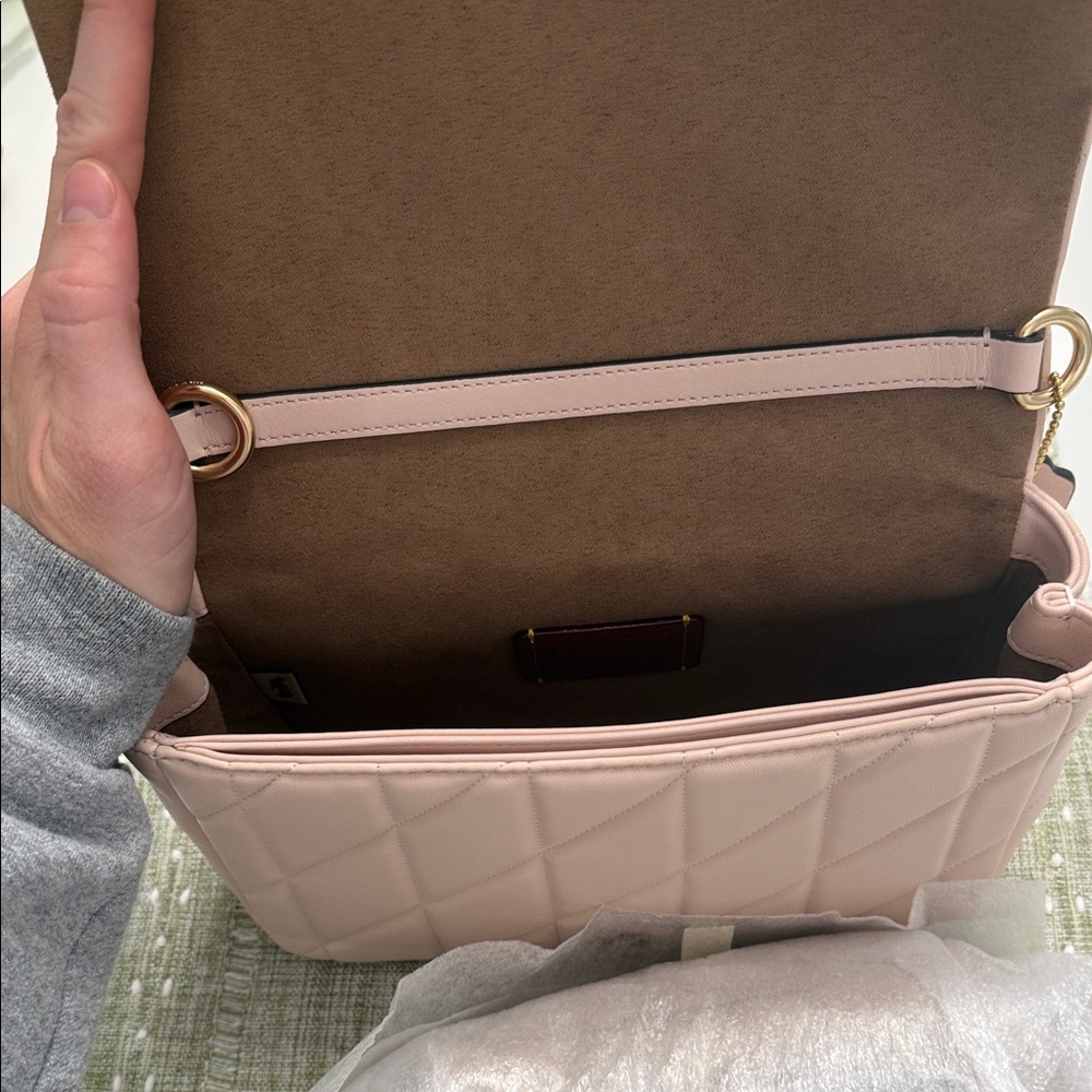 Coach Blush Quilted Crossbody Bag - Picture 2 of 11